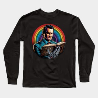 Robotic Man Rainbow Long Sleeve T-Shirt